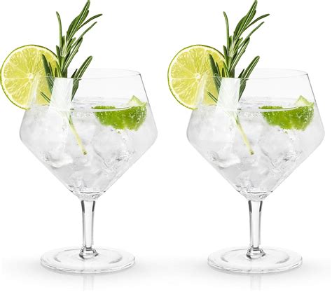 cool gin and tonic glasses.